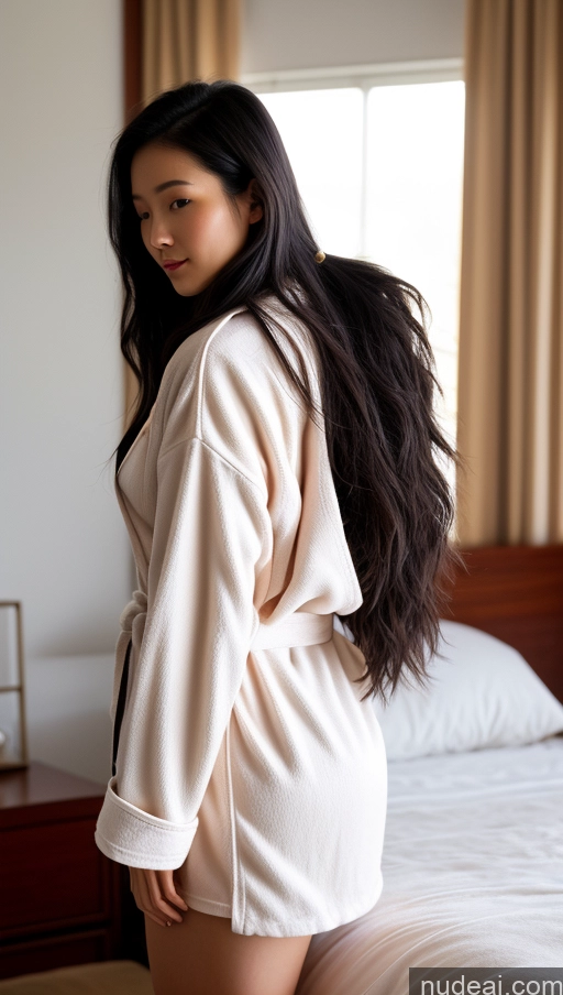 related ai porn images free for Woman One Beautiful Small Ass Small Tits 18 Black Hair Long Hair Chinese 90s Nude Bathrobe Bedroom