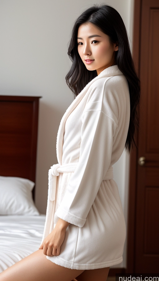 related ai porn images free for Woman One Beautiful Small Ass Small Tits 18 Black Hair Long Hair Chinese 90s Nude Bathrobe Bedroom
