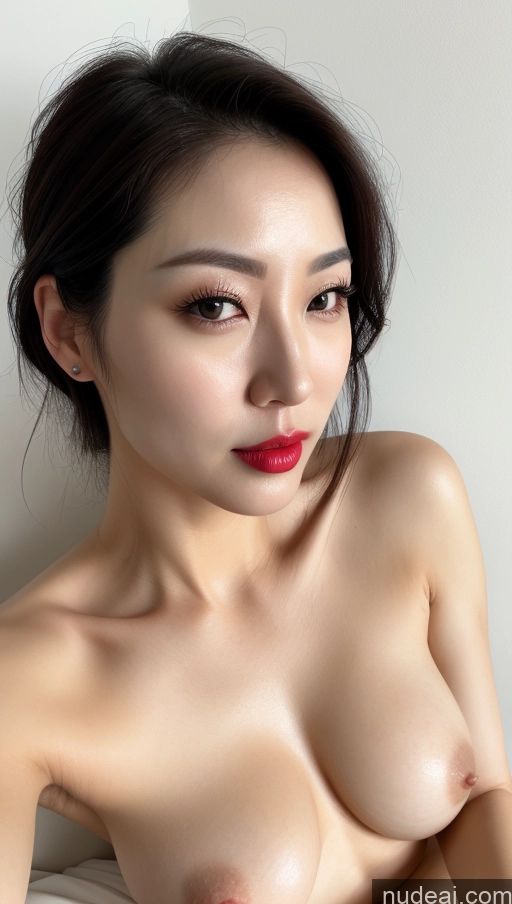 related ai porn images free for Woman One Perfect Boobs Beautiful Lipstick Fairer Skin 30s Black Hair Slicked Korean Close-up View