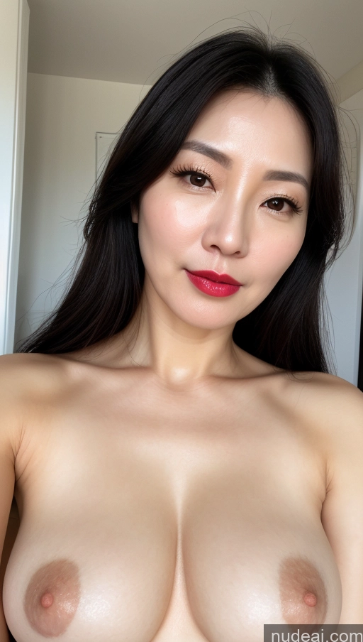 related ai porn images free for Woman One Perfect Boobs Beautiful Lipstick Fairer Skin 40s Black Hair Close-up View Korean