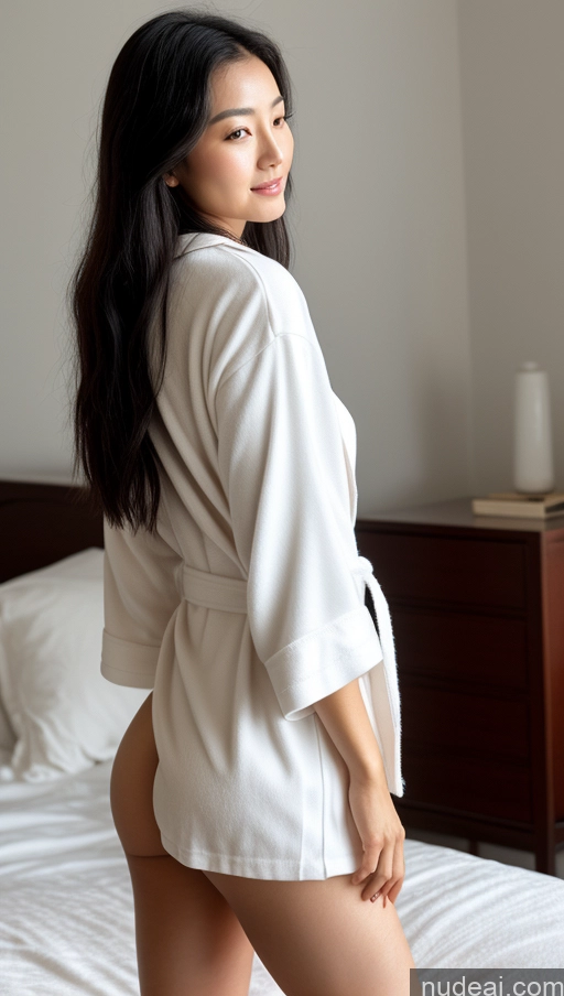 related ai porn images free for Woman One Beautiful Small Ass Small Tits 18 Black Hair Long Hair Chinese 90s Nude Bathrobe Bedroom