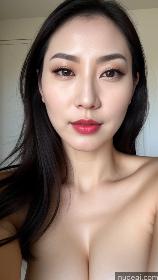 related ai porn images free for Woman One Perfect Boobs Beautiful Lipstick Fairer Skin 30s Black Hair Slicked Korean Close-up View