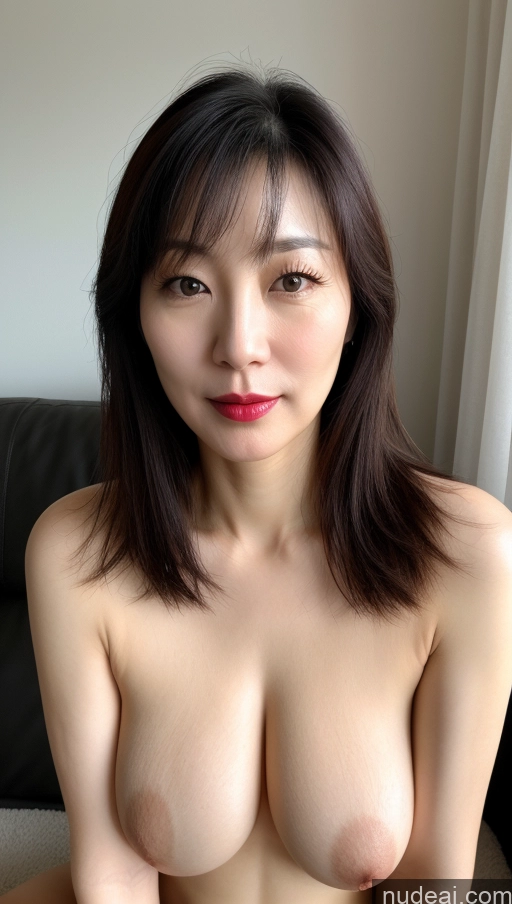 related ai porn images free for Woman One Perfect Boobs Beautiful Lipstick Fairer Skin 40s Black Hair Close-up View Korean