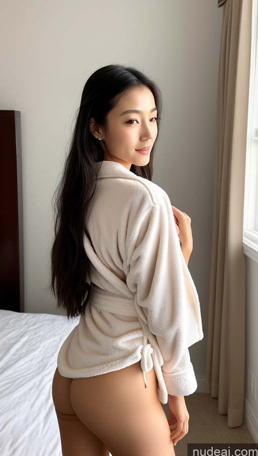 related ai porn images free for Woman One Beautiful Small Ass Small Tits 18 Black Hair Long Hair Chinese 90s Nude Bathrobe Bedroom