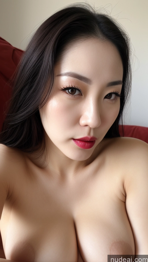 related ai porn images free for Woman One Perfect Boobs Beautiful Lipstick Fairer Skin 30s Black Hair Slicked Korean Close-up View