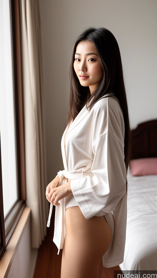 related ai porn images free for Woman One Beautiful Small Ass Small Tits 18 Black Hair Long Hair Chinese 90s Nude Bathrobe Bedroom