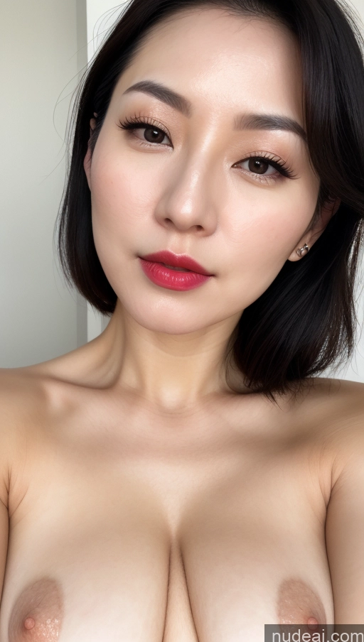 related ai porn images free for Woman One Perfect Boobs Beautiful Lipstick Fairer Skin 30s Black Hair Slicked Korean Close-up View
