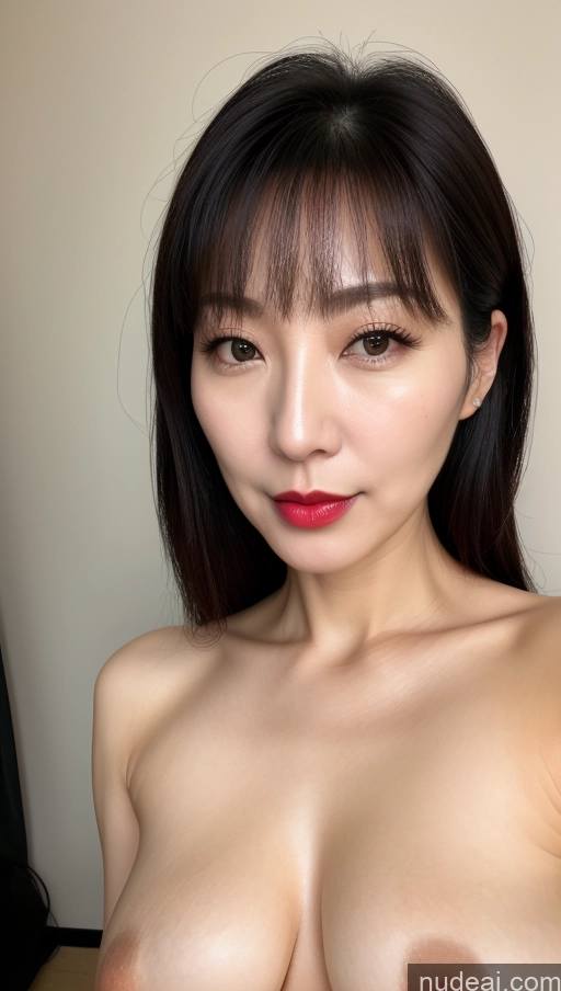 related ai porn images free for Woman One Perfect Boobs Beautiful Lipstick Fairer Skin 40s Black Hair Korean Close-up View