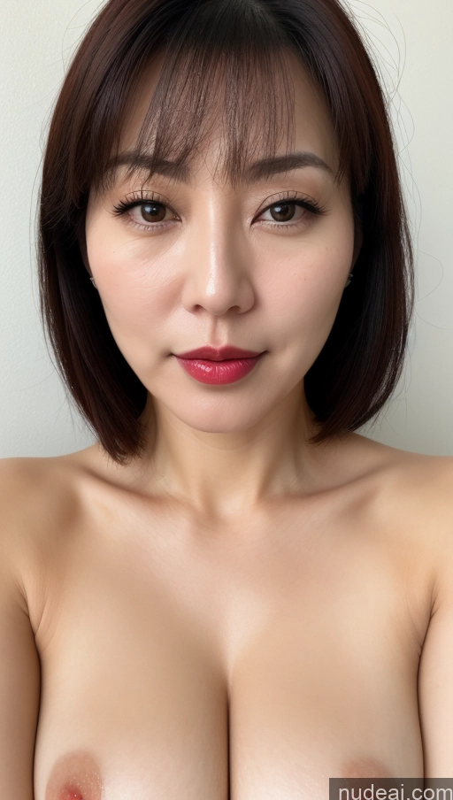 related ai porn images free for Woman One Perfect Boobs Beautiful Lipstick Fairer Skin 40s Black Hair Korean Close-up View
