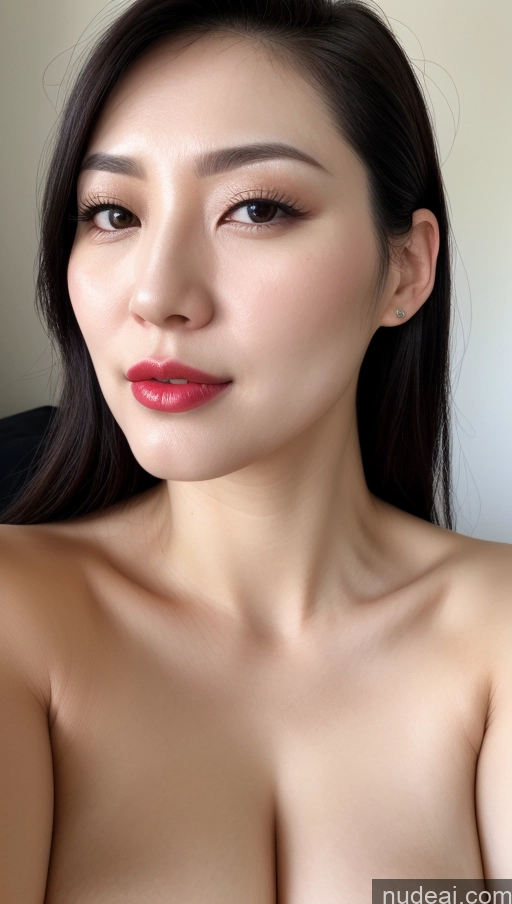 related ai porn images free for Woman One Perfect Boobs Beautiful Lipstick Fairer Skin 30s Black Hair Slicked Korean Close-up View