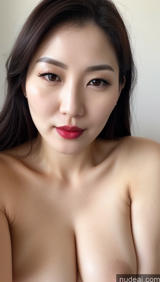 related ai porn images free for Woman One Perfect Boobs Beautiful Lipstick Fairer Skin 30s Black Hair Slicked Korean Close-up View