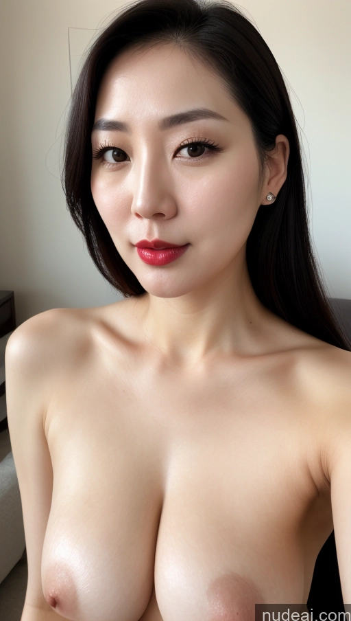 related ai porn images free for Woman One Perfect Boobs Beautiful Lipstick Fairer Skin 30s Black Hair Slicked Korean Close-up View