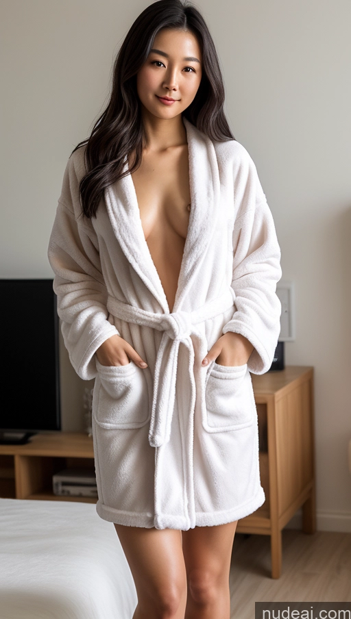 related ai porn images free for Woman One Small Tits Beautiful Small Ass 18 Black Hair Chinese Nude 90s Detailed Bathrobe Gaming Bedroom