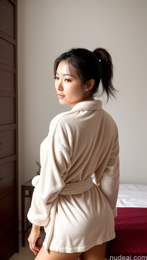 related ai porn images free for Woman One Small Tits Beautiful Small Ass 18 Black Hair Chinese Nude 90s Detailed Bathrobe Bedroom Massage