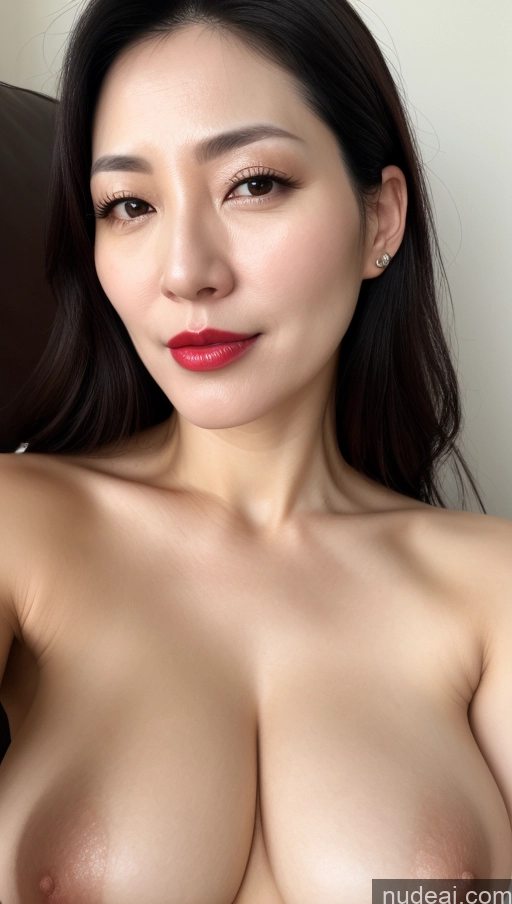 related ai porn images free for Woman One Perfect Boobs Beautiful Lipstick Fairer Skin Black Hair Korean Close-up View 40s
