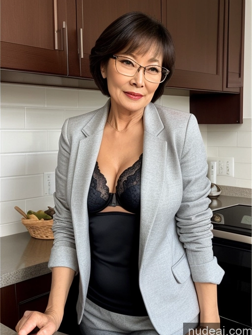 related ai porn images free for Milf Two Perfect Boobs Beautiful Perfect Body 70s Seductive Pixie Chinese Bra Casual Jacket Professor Secretary Stylish Suit Cleavage Detailed Sexy Face Glasses Kitchen