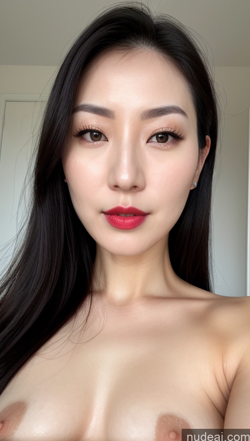 related ai porn images free for Woman One Perfect Boobs Beautiful Lipstick Fairer Skin Black Hair Korean Close-up View 30s Slicked