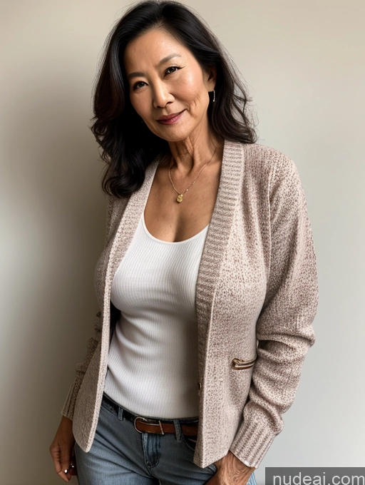 related ai porn images free for Milf Perfect Boobs Beautiful 70s Chinese Blouse Casual Jacket Professor Stylish Sweater Detailed Topless