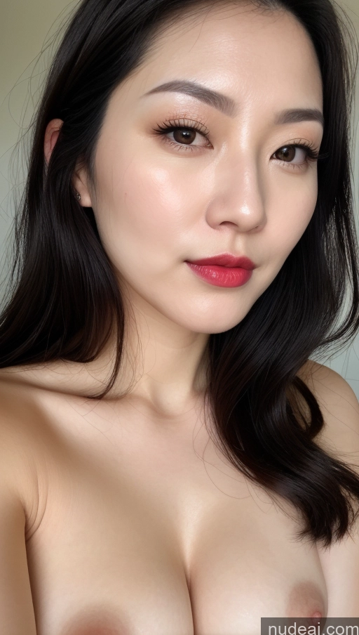 related ai porn images free for Woman One Perfect Boobs Beautiful Lipstick Fairer Skin Black Hair Korean Close-up View 30s Slicked