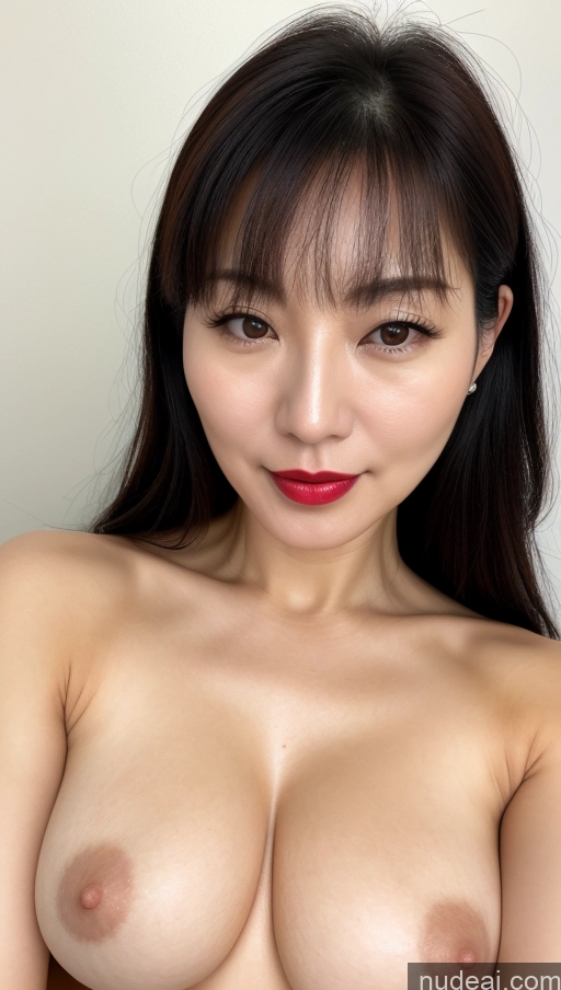 related ai porn images free for Woman One Perfect Boobs Beautiful Lipstick Fairer Skin Black Hair Korean Close-up View 40s