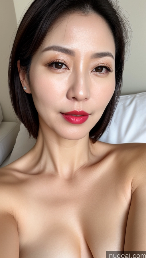 related ai porn images free for Woman One Perfect Boobs Beautiful Lipstick Fairer Skin Black Hair Korean Close-up View 40s