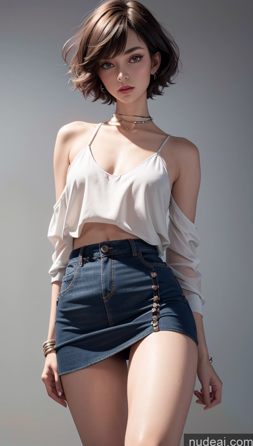related ai porn images free for Close-up View Short Hair Mini Skirt