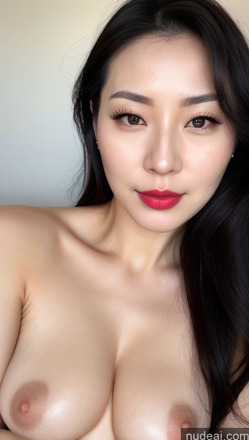 related ai porn images free for Woman One Perfect Boobs Beautiful Lipstick Fairer Skin Black Hair Korean Close-up View 30s Slicked