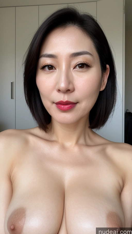 related ai porn images free for Woman One Perfect Boobs Beautiful Lipstick Fairer Skin Black Hair Korean Close-up View 40s