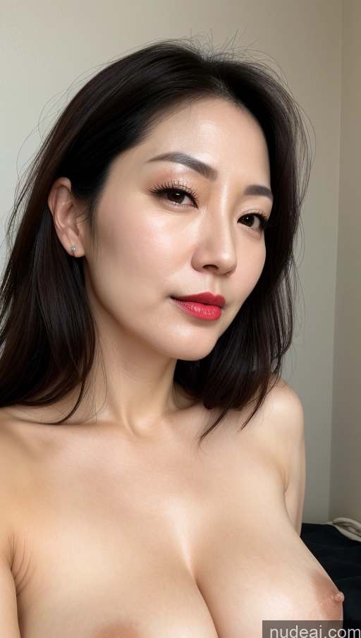 related ai porn images free for Woman One Perfect Boobs Beautiful Lipstick Fairer Skin Black Hair Korean Close-up View 40s