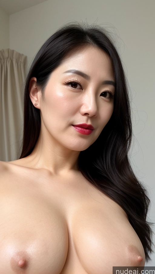 related ai porn images free for Woman One Perfect Boobs Beautiful Lipstick Fairer Skin Black Hair Korean Close-up View 40s Slicked