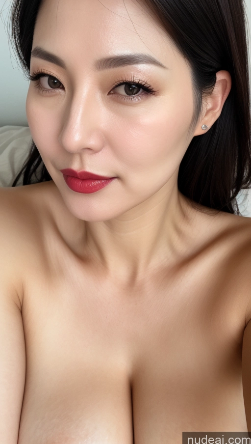 related ai porn images free for Woman One Perfect Boobs Beautiful Lipstick Fairer Skin Black Hair Korean Close-up View 40s