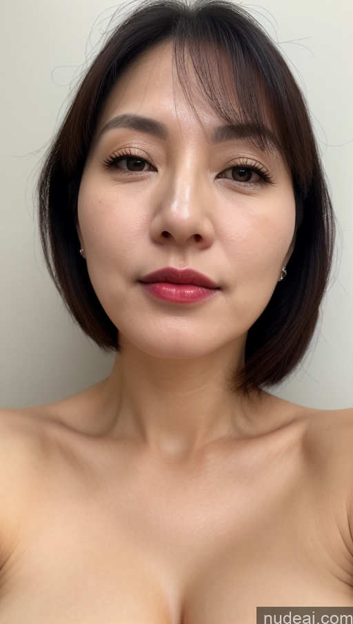 related ai porn images free for Woman One Perfect Boobs Beautiful Lipstick Fairer Skin Black Hair Korean Close-up View 40s