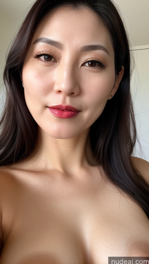 related ai porn images free for Woman One Perfect Boobs Beautiful Lipstick Fairer Skin Black Hair Korean Close-up View 40s