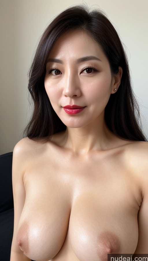 related ai porn images free for Woman One Perfect Boobs Beautiful Lipstick Fairer Skin Black Hair Korean Close-up View 40s