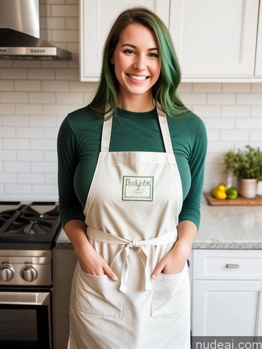 related ai porn images free for Woman One Huge Boobs Big Ass Happy Long Hair Green Hair Apron Russian 18 Kitchen