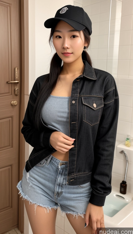 related ai porn images free for Woman One Small Tits Beautiful Black Hair Chinese Front View Skin Detail (beta) 18 Hat Bathroom Hair Bun Casual