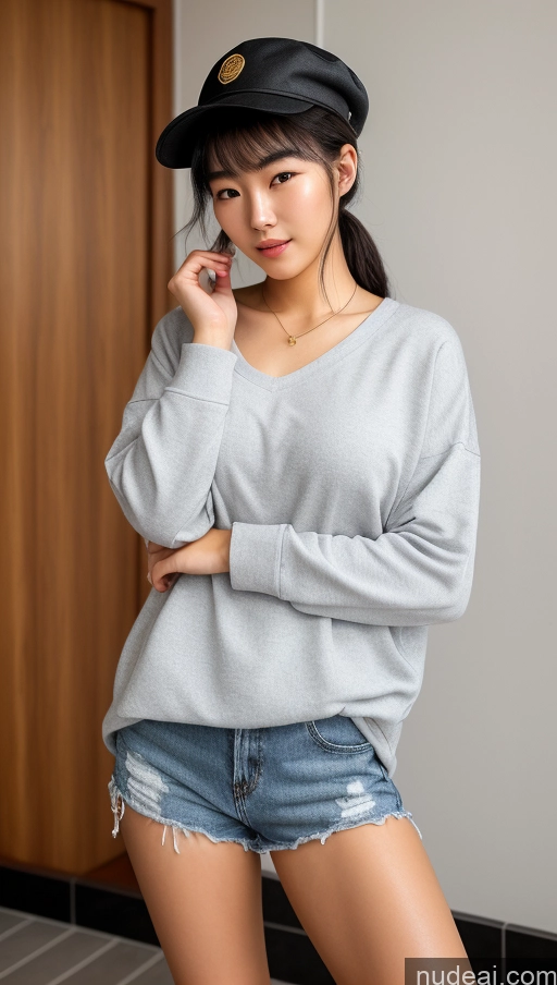 related ai porn images free for Woman One Small Tits Beautiful Black Hair Chinese Front View Skin Detail (beta) 18 Hat Bathroom Hair Bun Casual