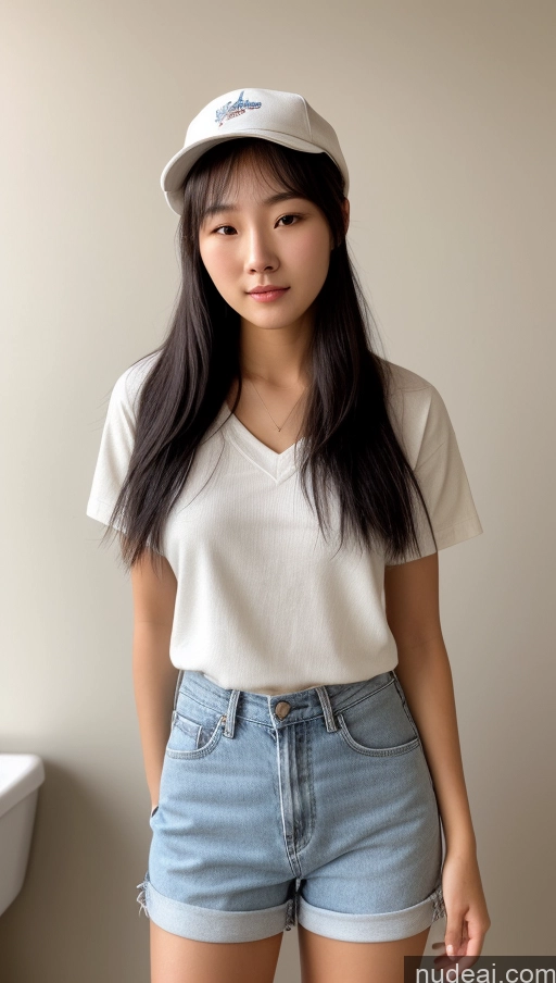 related ai porn images free for Woman One Small Tits Beautiful Black Hair Chinese Front View Skin Detail (beta) 18 Hat Bathroom Hair Bun Casual
