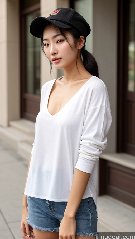 related ai porn images free for Woman One Small Tits Beautiful Black Hair Chinese Front View Skin Detail (beta) 18 Hat Hair Bun Casual