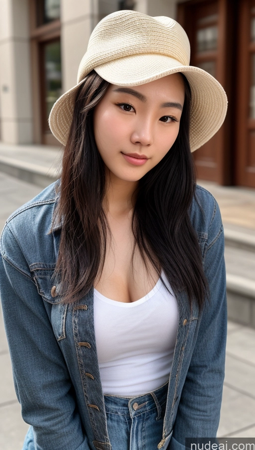 related ai porn images free for Woman One Small Tits Beautiful Black Hair Chinese Front View Skin Detail (beta) 18 Hat Hair Bun Casual