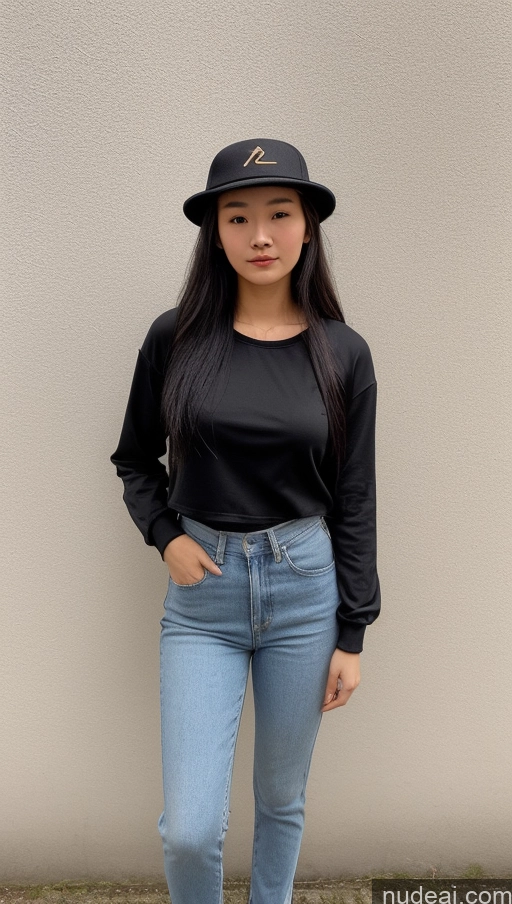 related ai porn images free for Woman One Small Tits Beautiful Black Hair Chinese Front View Skin Detail (beta) 18 Hat Hair Bun Casual T-pose