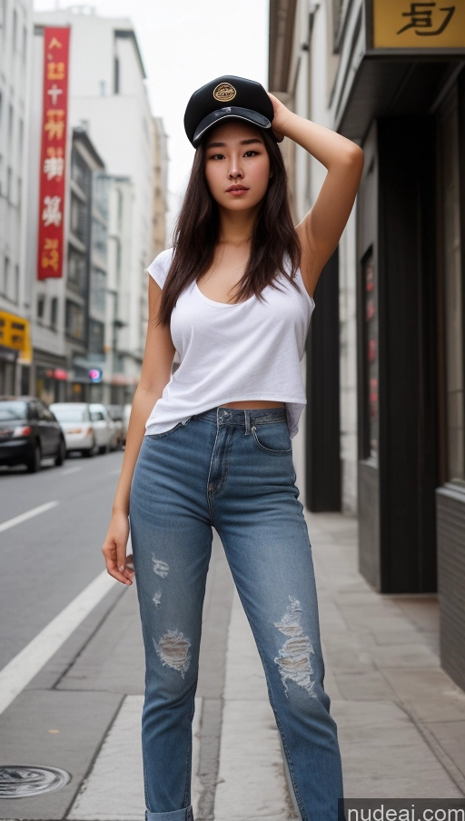 related ai porn images free for Woman One Small Tits Beautiful Black Hair Chinese Front View Skin Detail (beta) 18 Hat Hair Bun Casual T-pose