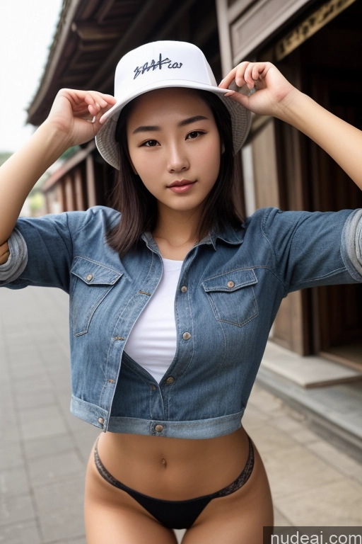 related ai porn images free for Woman One Small Tits Beautiful Black Hair Chinese Front View Skin Detail (beta) 18 Hat Hair Bun Casual T-pose
