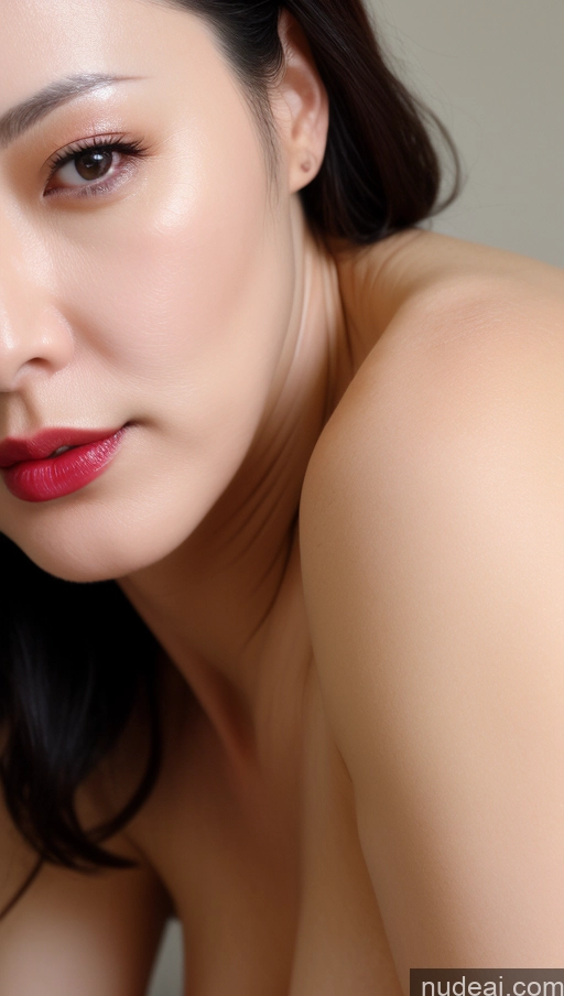related ai porn images free for Woman One Perfect Boobs Beautiful Lipstick Fairer Skin Black Hair Korean Close-up View 40s