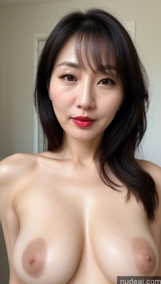 related ai porn images free for Woman One Perfect Boobs Beautiful Lipstick Fairer Skin Black Hair Korean Close-up View 40s