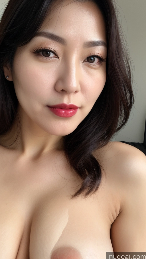 related ai porn images free for Woman One Perfect Boobs Beautiful Lipstick Fairer Skin Black Hair Korean Close-up View 40s