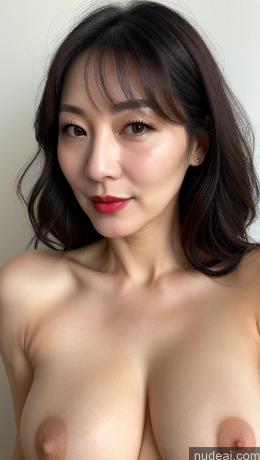related ai porn images free for Woman One Perfect Boobs Beautiful Lipstick Fairer Skin Black Hair Korean Close-up View 40s