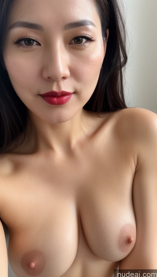 related ai porn images free for Woman One Perfect Boobs Beautiful Lipstick Fairer Skin Black Hair Korean Close-up View 40s
