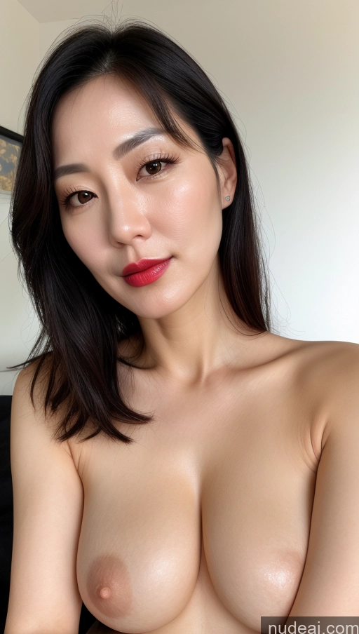 related ai porn images free for Woman One Perfect Boobs Beautiful Lipstick Fairer Skin Black Hair Korean Close-up View 40s