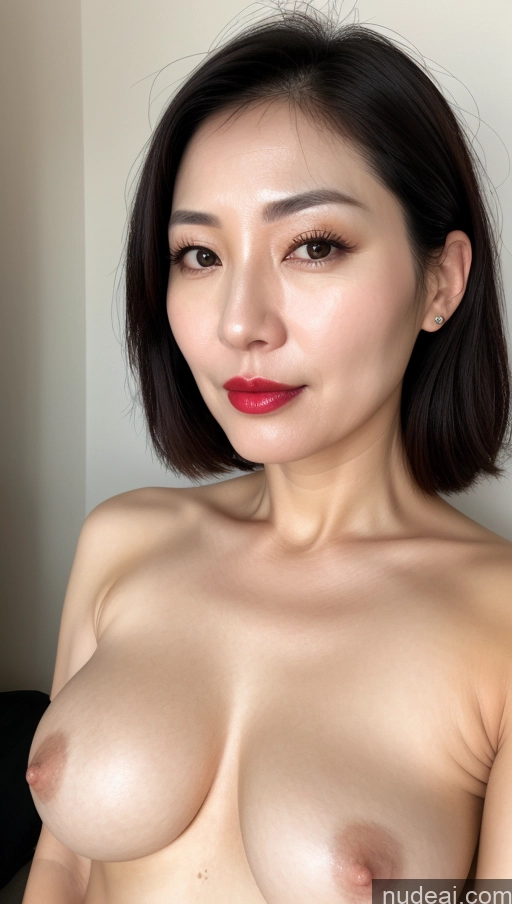 related ai porn images free for Woman One Perfect Boobs Beautiful Lipstick Fairer Skin Black Hair Korean Close-up View 40s